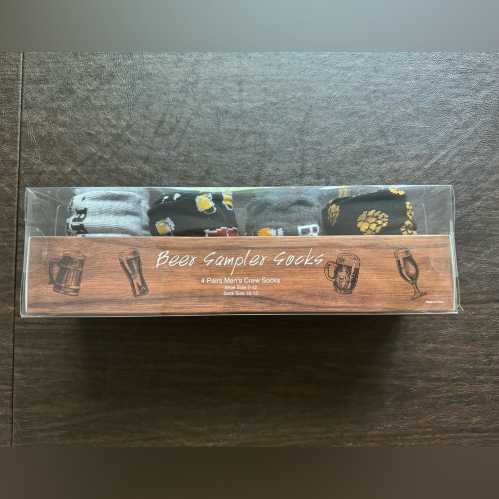 FREE GIFT with purchase 4 Pack of Beer Crew Socks